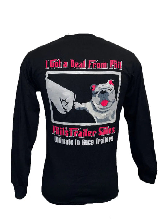 I Got a Deal from Phil! - Long Sleeve - Pink