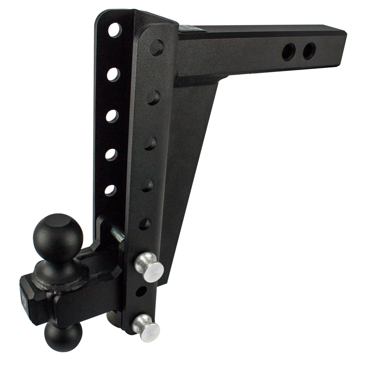 2.0" Heavy Duty Adjustable Trailer Hitch - 10" Drop/Rise