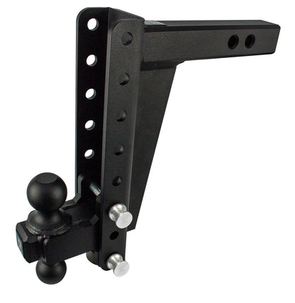 2.0" Heavy Duty Adjustable Trailer Hitch - 10" Drop/Rise