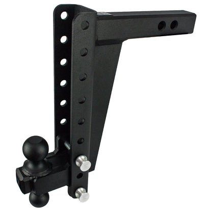 2.0" Heavy Duty Adjustable Trailer Hitch - 12" Drop/Rise