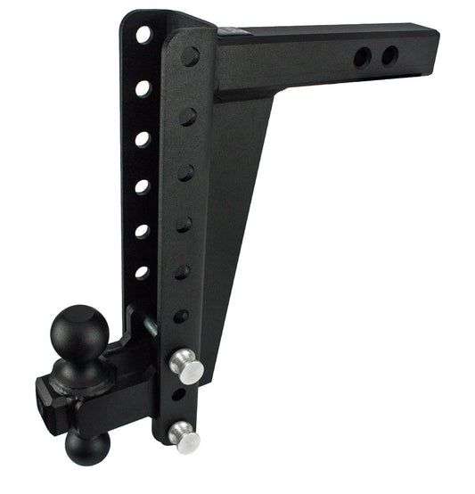 2.0" Heavy Duty Adjustable Trailer Hitch - 12" Drop/Rise
