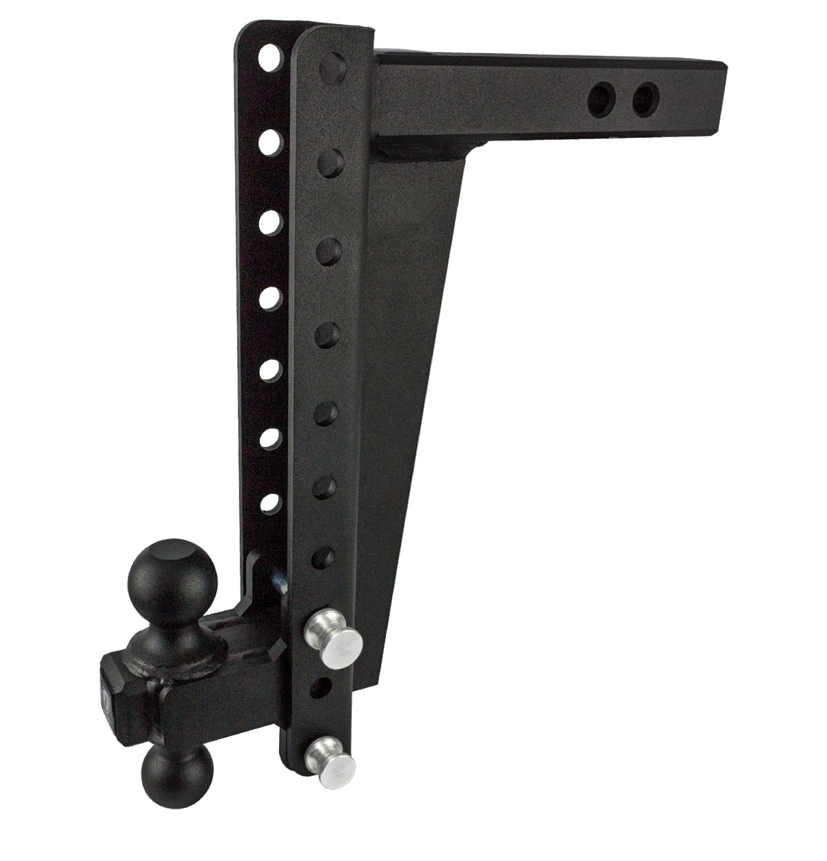 2.0" Heavy Duty Adjustable Trailer Hitch - 14" Drop/Rise