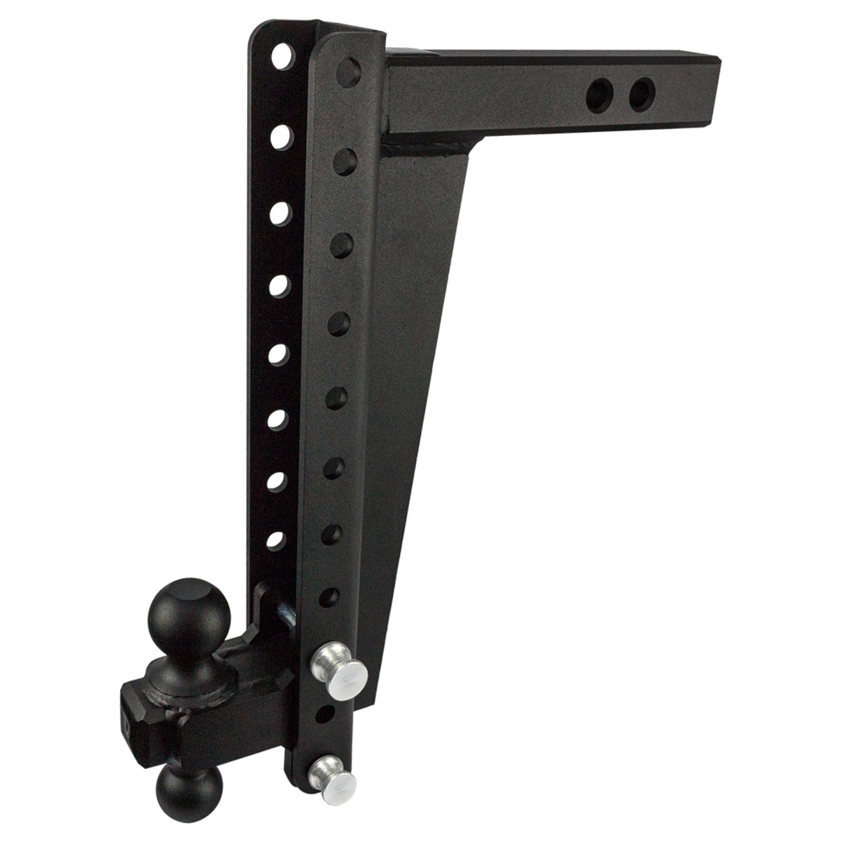 2.0" Heavy Duty Adjustable Trailer Hitch - 16" Drop/Rise