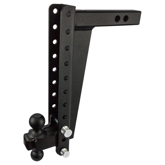 2.0" Heavy Duty Adjustable Trailer Hitch - 16" Drop/Rise