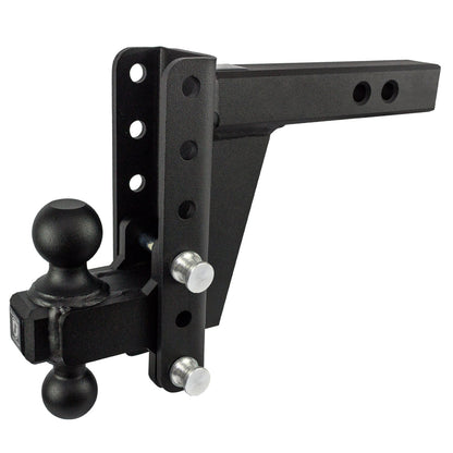 2.0" Heavy Duty Adjustable Trailer Hitch - 6" Drop/Rise