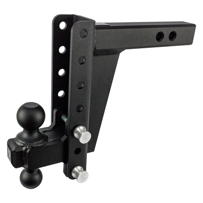 2.0" Heavy Duty Adjustable Trailer Hitch - 8" Drop/Rise