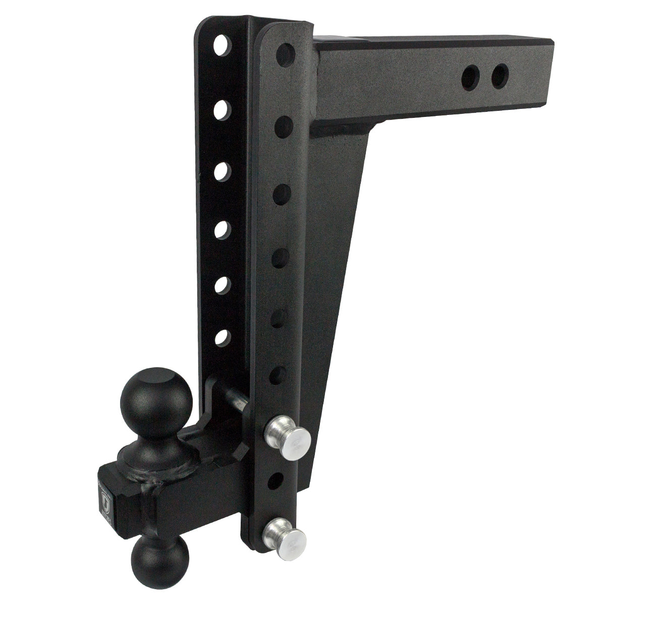 2.5" Heavy Duty Adjustable Trailer Hitch - 12" Drop/Rise