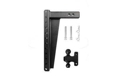 2.5" Heavy Duty Adjustable Trailer Hitch - 18" Drop/Rise