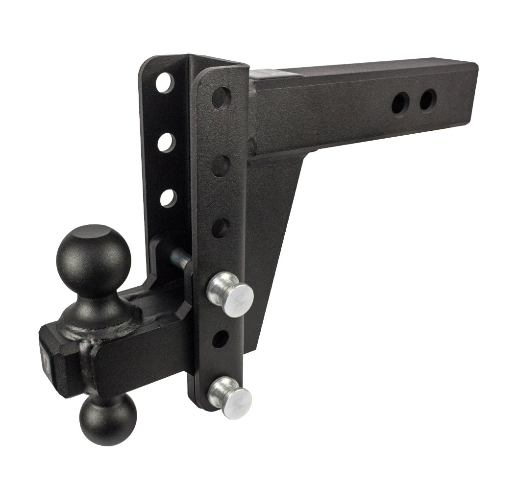 2.5" Heavy Duty Adjustable Trailer Hitch - 6" Drop/Rise