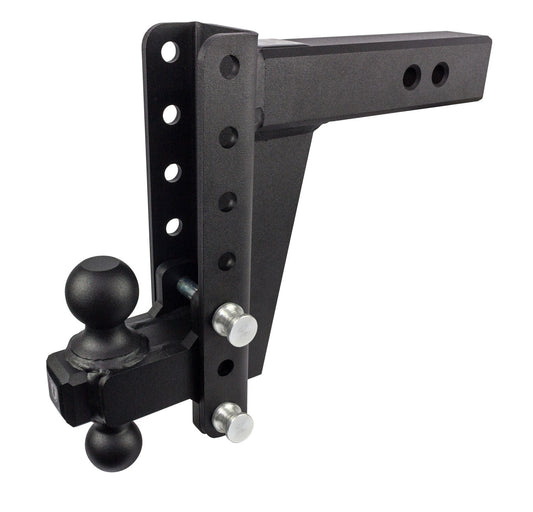 2.5" Heavy Duty Adjustable Trailer Hitch - 8" Drop/Rise