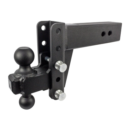 3.0" Heavy Duty Adjustable Trailer Hitch - 4" Drop/Rise