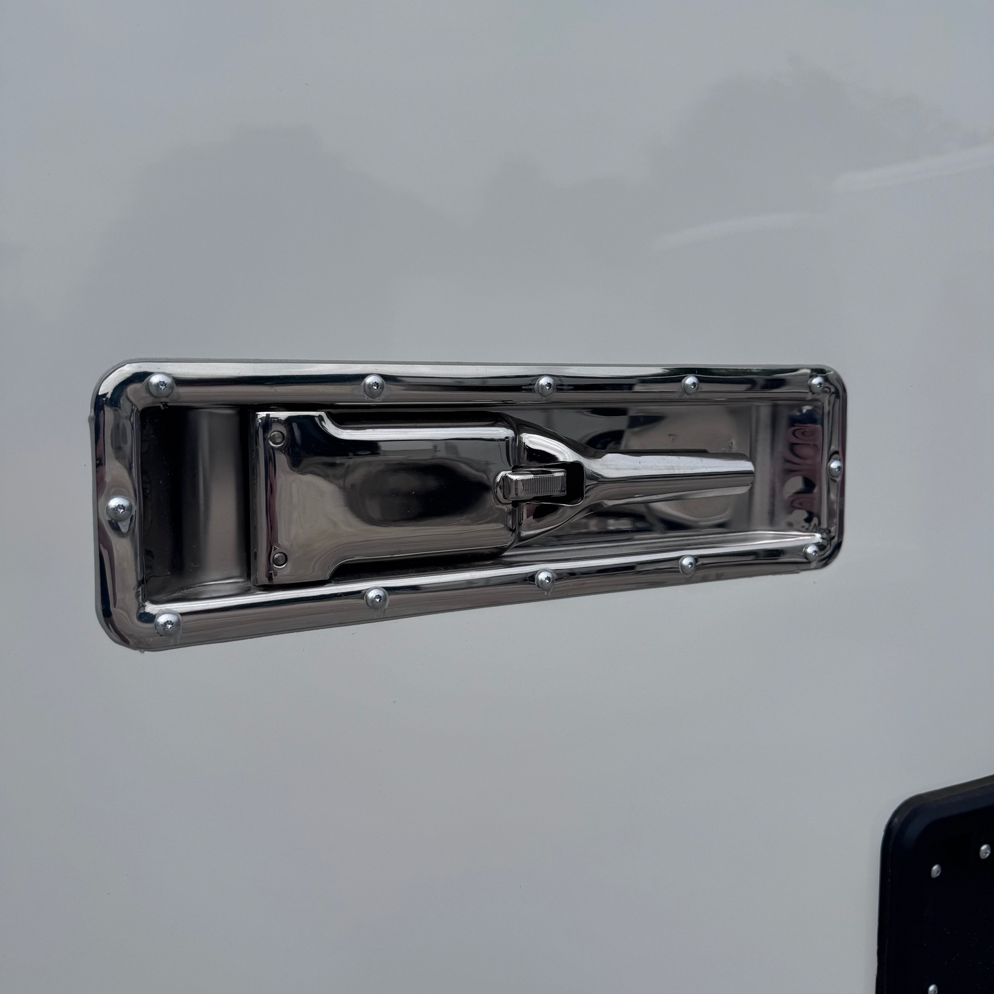 Haulmark Race Trailer Recessed Handle Cam Lock - Stainless