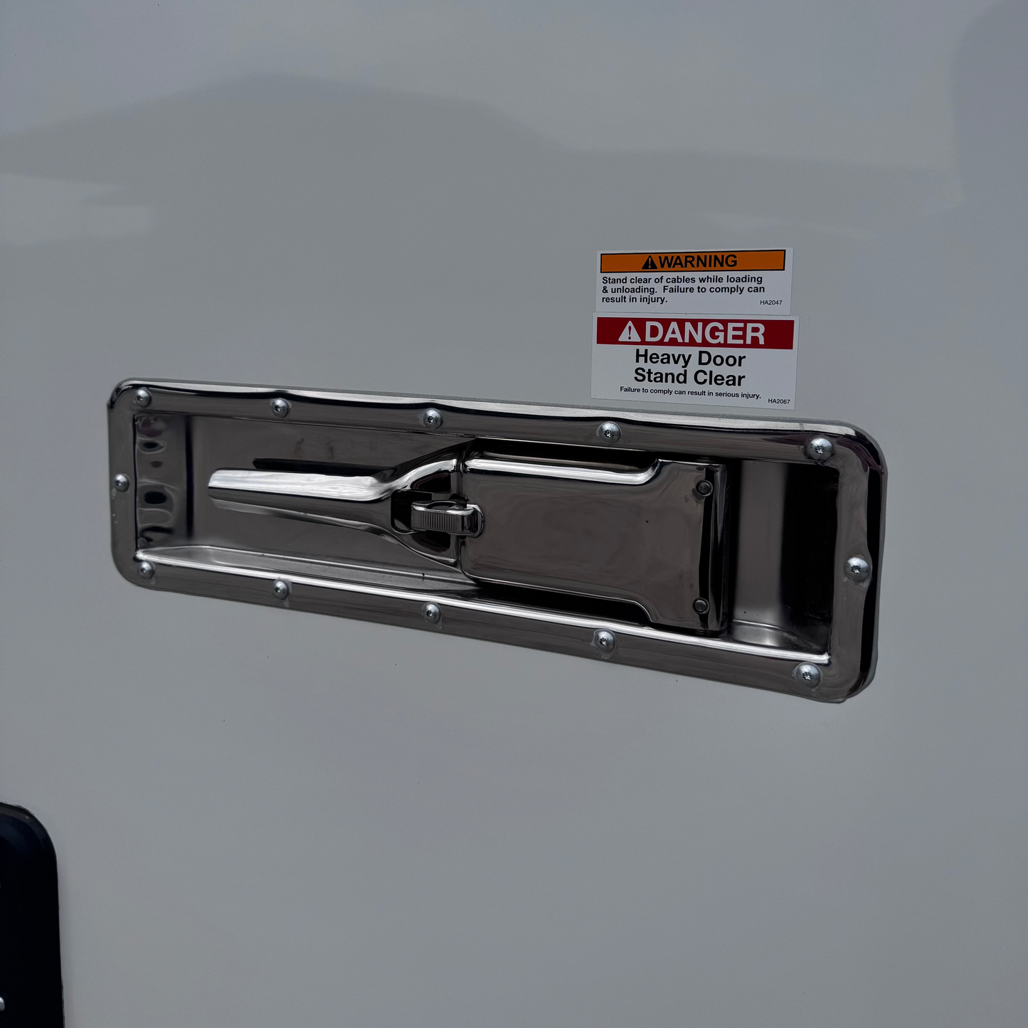 Haulmark Race Trailer Recessed Handle Cam Lock - Stainless