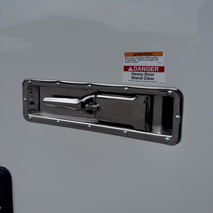Haulmark Race Trailer Recessed Handle Cam Lock - Stainless