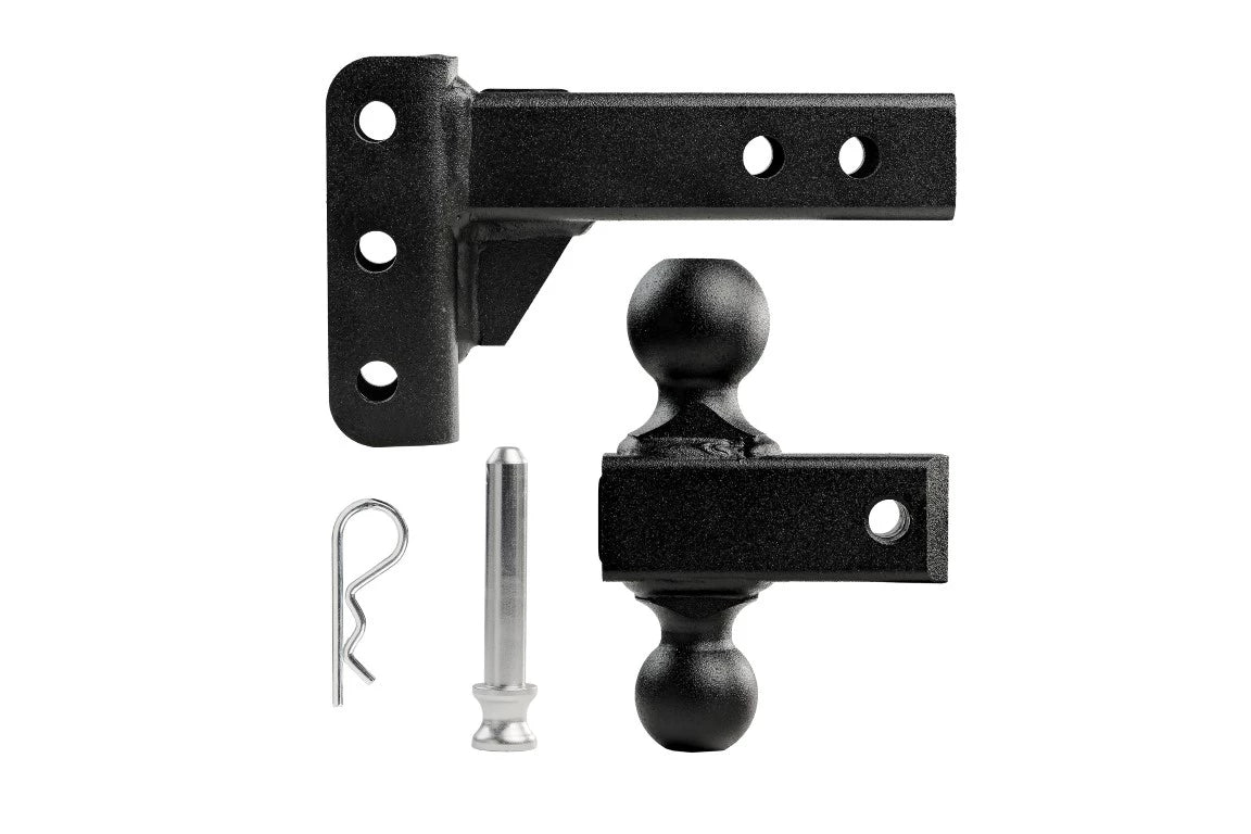 2.0" Light Duty Adjustable Trailer Hitch - 2" Drop/Rise
