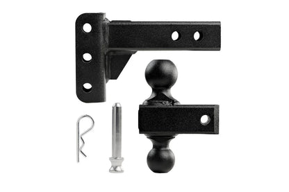 2.0" Light Duty Adjustable Trailer Hitch - 2" Drop/Rise