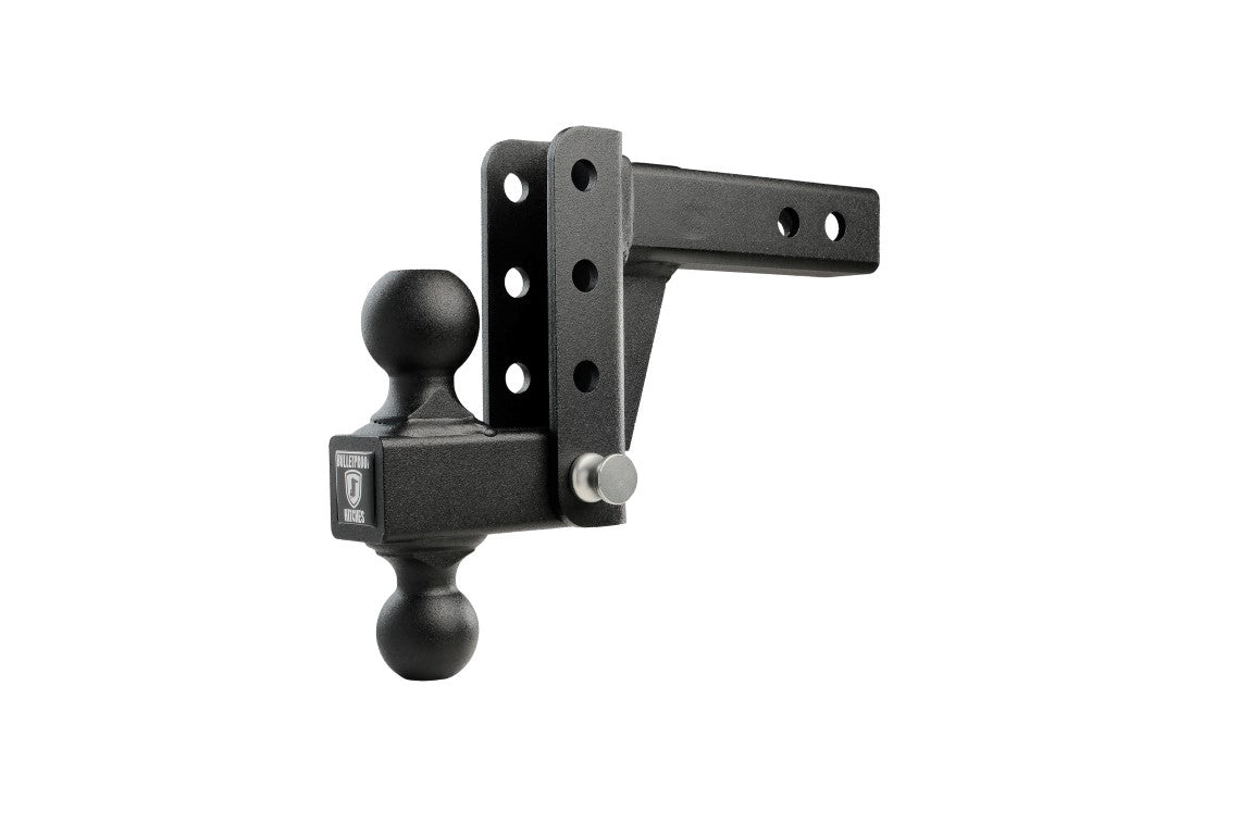 2.0" Light Duty Adjustable Trailer Hitch - 4" Drop/Rise