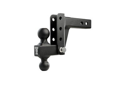 2.0" Light Duty Adjustable Trailer Hitch - 4" Drop/Rise