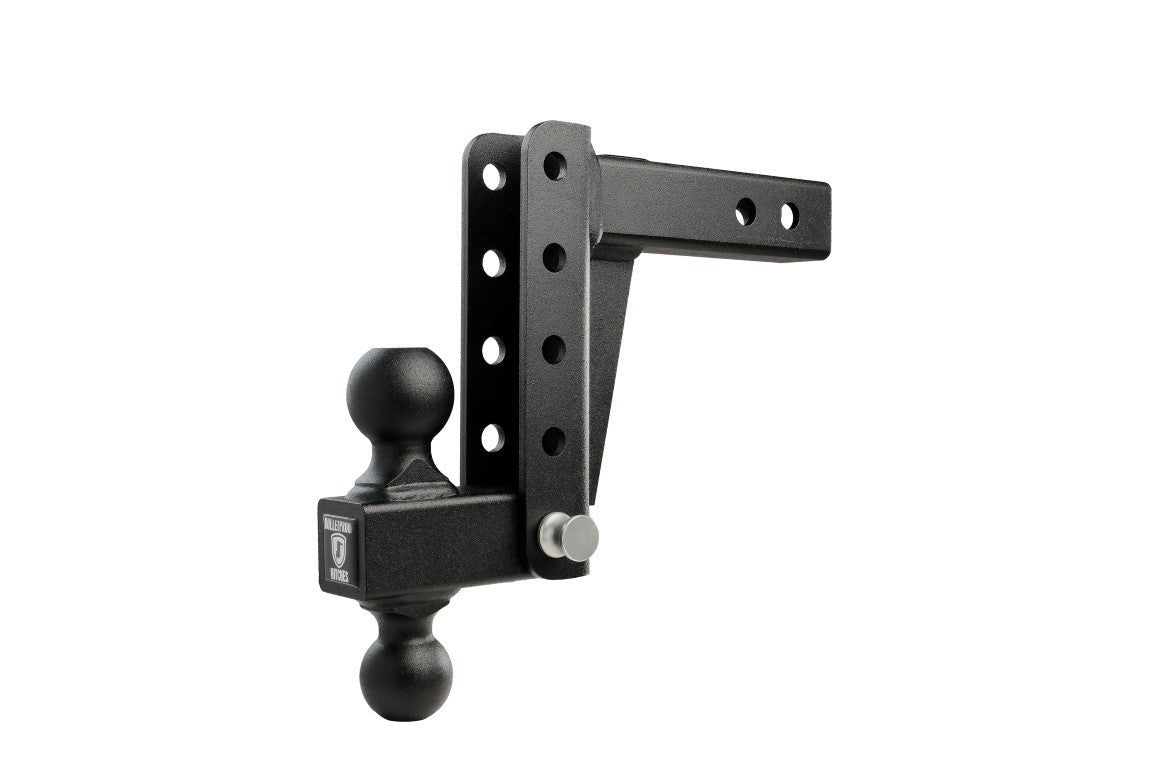 2.0" Light Duty Adjustable Trailer Hitch - 6" Drop/Rise