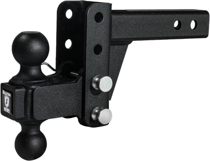 2.0" Medium Duty Adjustable Trailer Hitch - 2" Drop/Rise