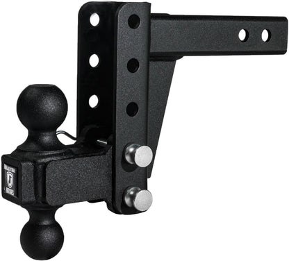 2.0" Medium Duty Adjustable Trailer Hitch - 4" Drop/Rise