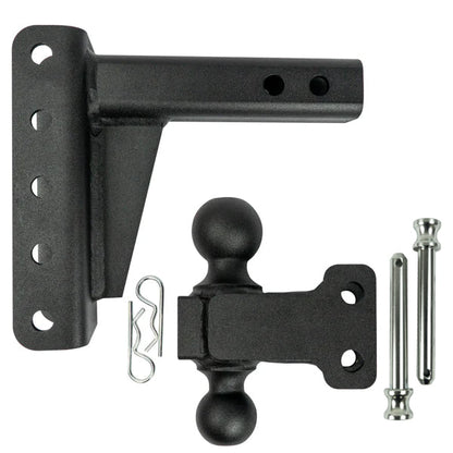 2.0" Medium Duty Adjustable Trailer Hitch - 4" Drop/Rise