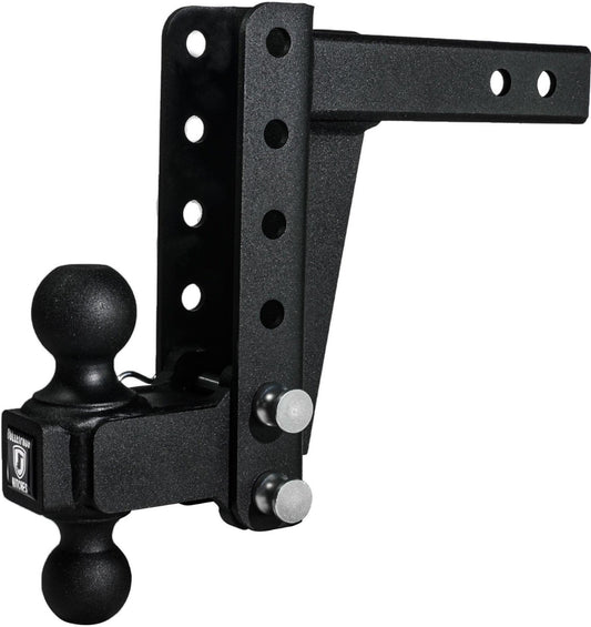 2.0" Medium Duty Adjustable Trailer Hitch - 6" Drop/Rise