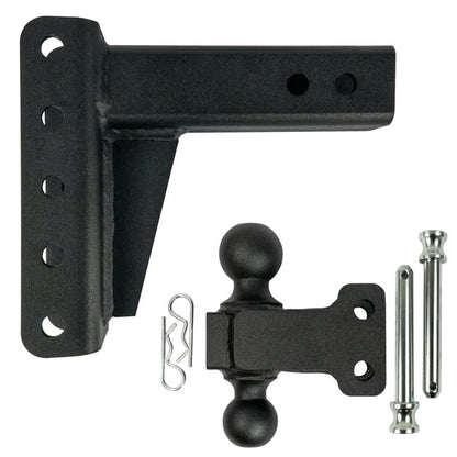 2.5" Medium Duty Adjustable Trailer Hitch - 4" Drop/Rise