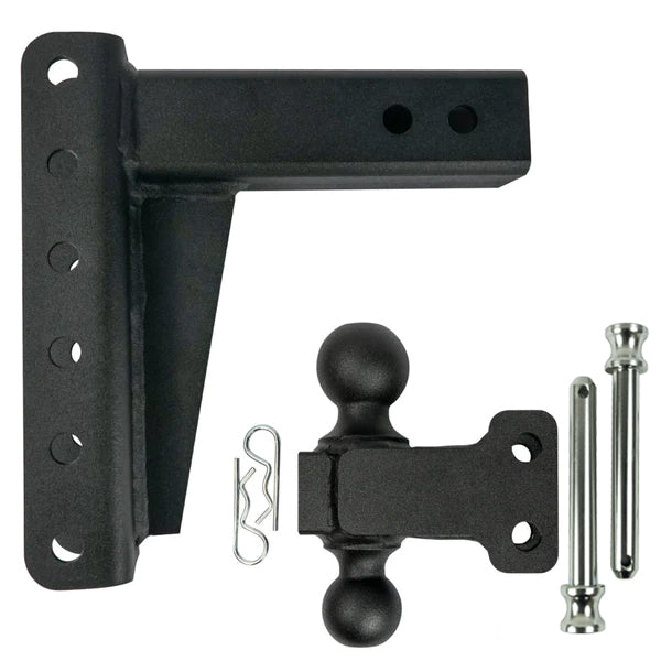 2.5" Medium Duty Adjustable Trailer Hitch - 6" Drop/Rise